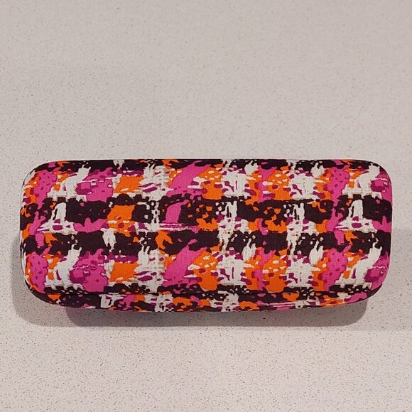 Vera Bradley "Houndstooth Tweed" Clamshell Glasses Case - Picture 4 of 13